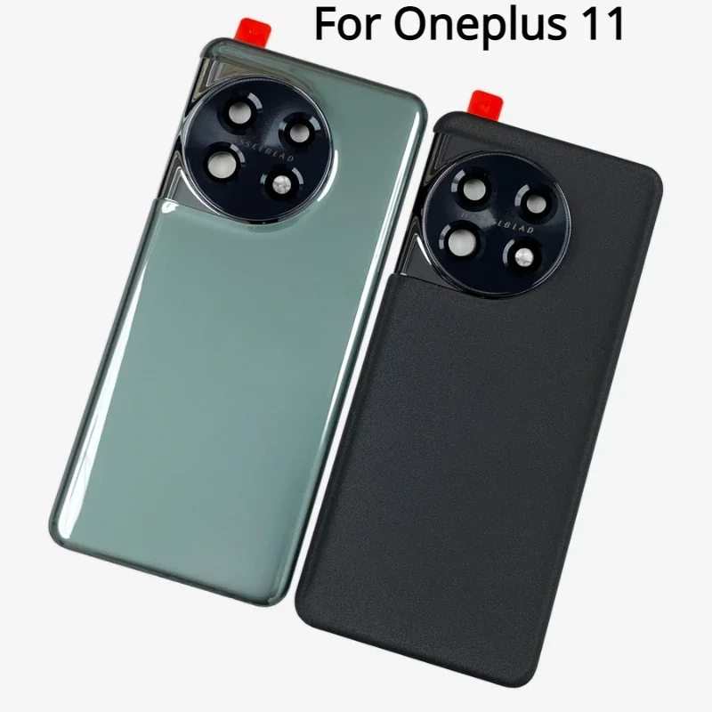 

New Back Glass Battery Cover For Oneplus 11 Rear Battery Door Housing Case With Camera Frame Repair Replace For Oneplus 11