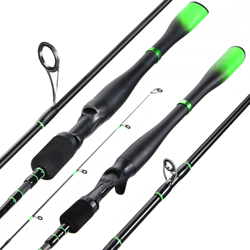 Sougayilang Spinning Casting Fishing Rod 5Section Carbon Fiber Rods 1.8m-2.4m Max Drag 6.6lb Fishing Rods for Freshwater Fishing