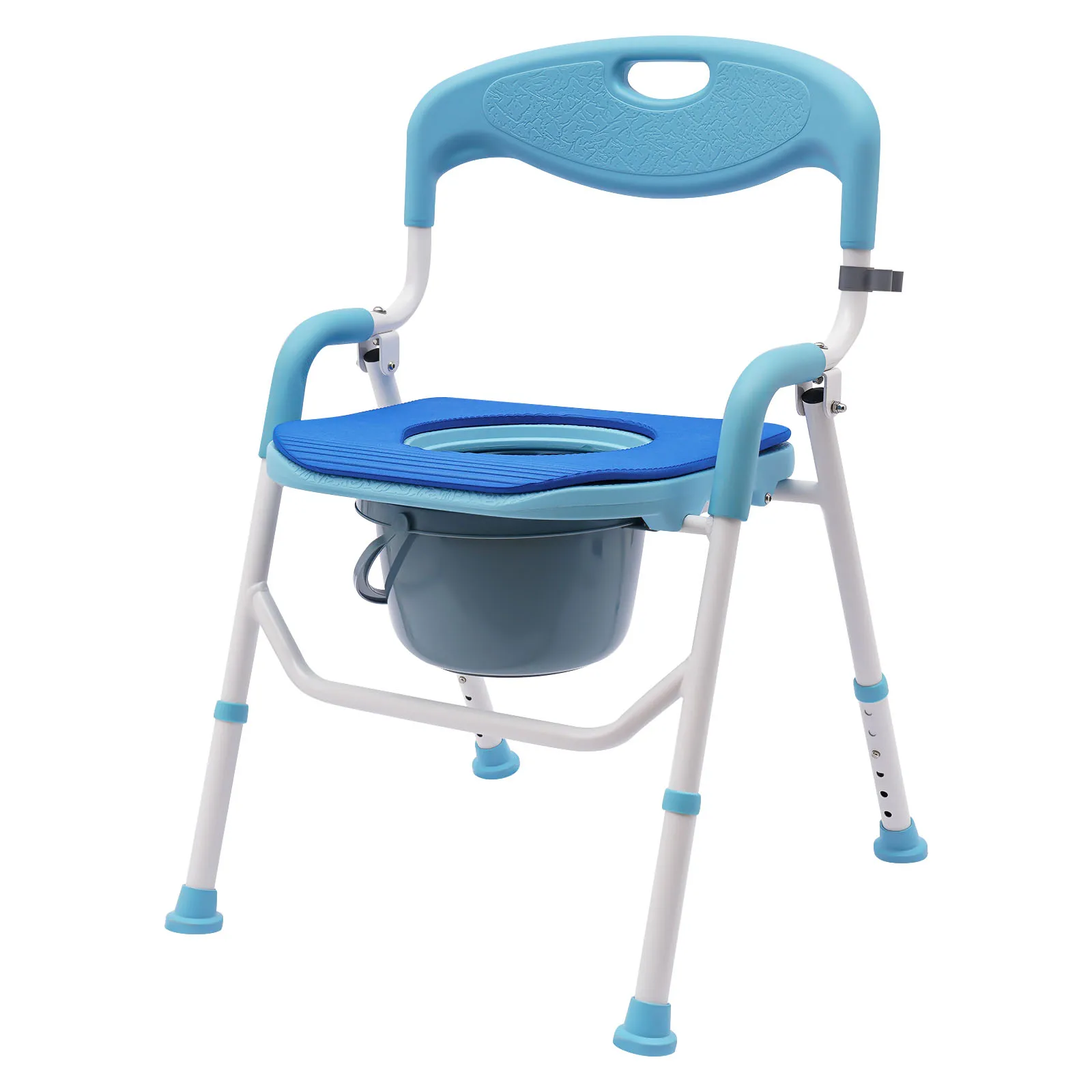 

Складное сиденье для душа, алюминиевый стул для душа, эргономичная спинка, регулируемая по высоте, портативная конструкция с защитой от опрокидывания