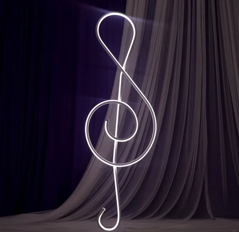 110cm height Musical Note shape wedding Roman Columns led light up road lead wedding centerpiece stage event party decoration