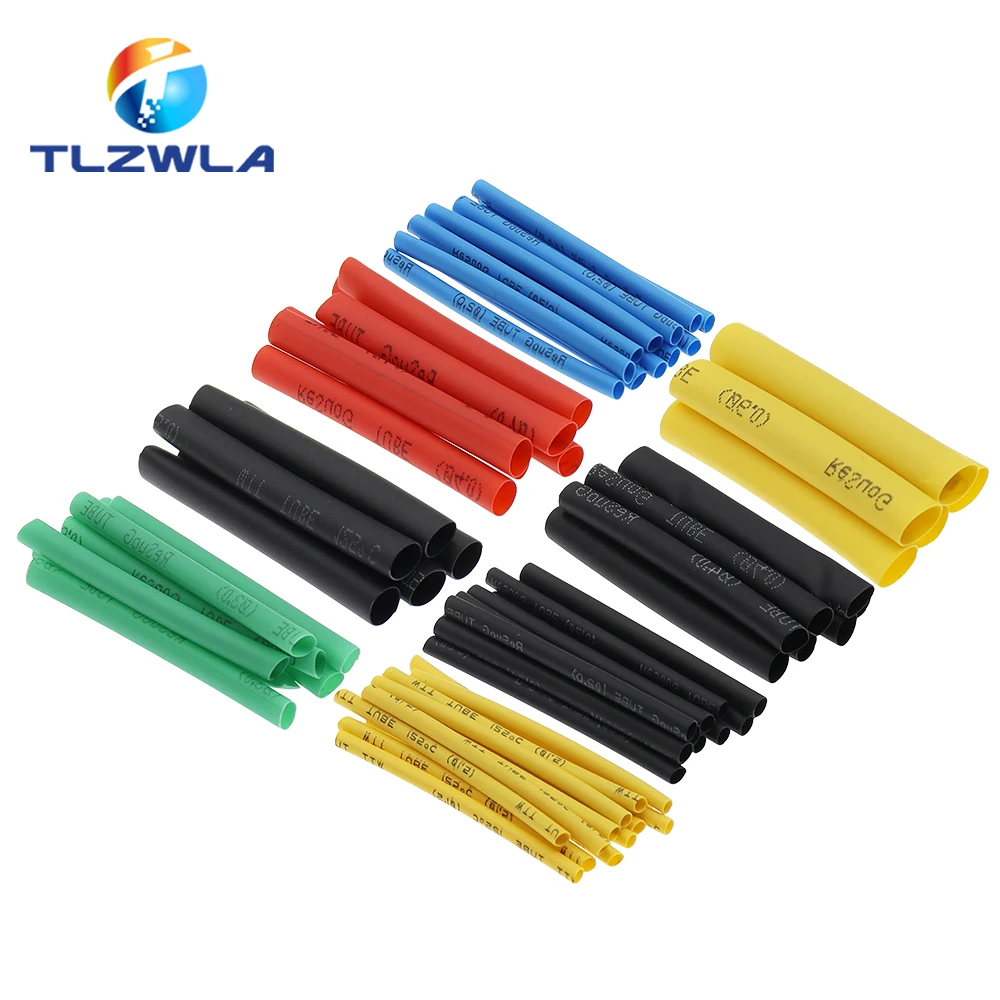 530Pcs Color Weatherproof Heat Shrink Sleeving Tubing Tube Assortment Kit Electrical Connection Electrical Wire Wrap Cable