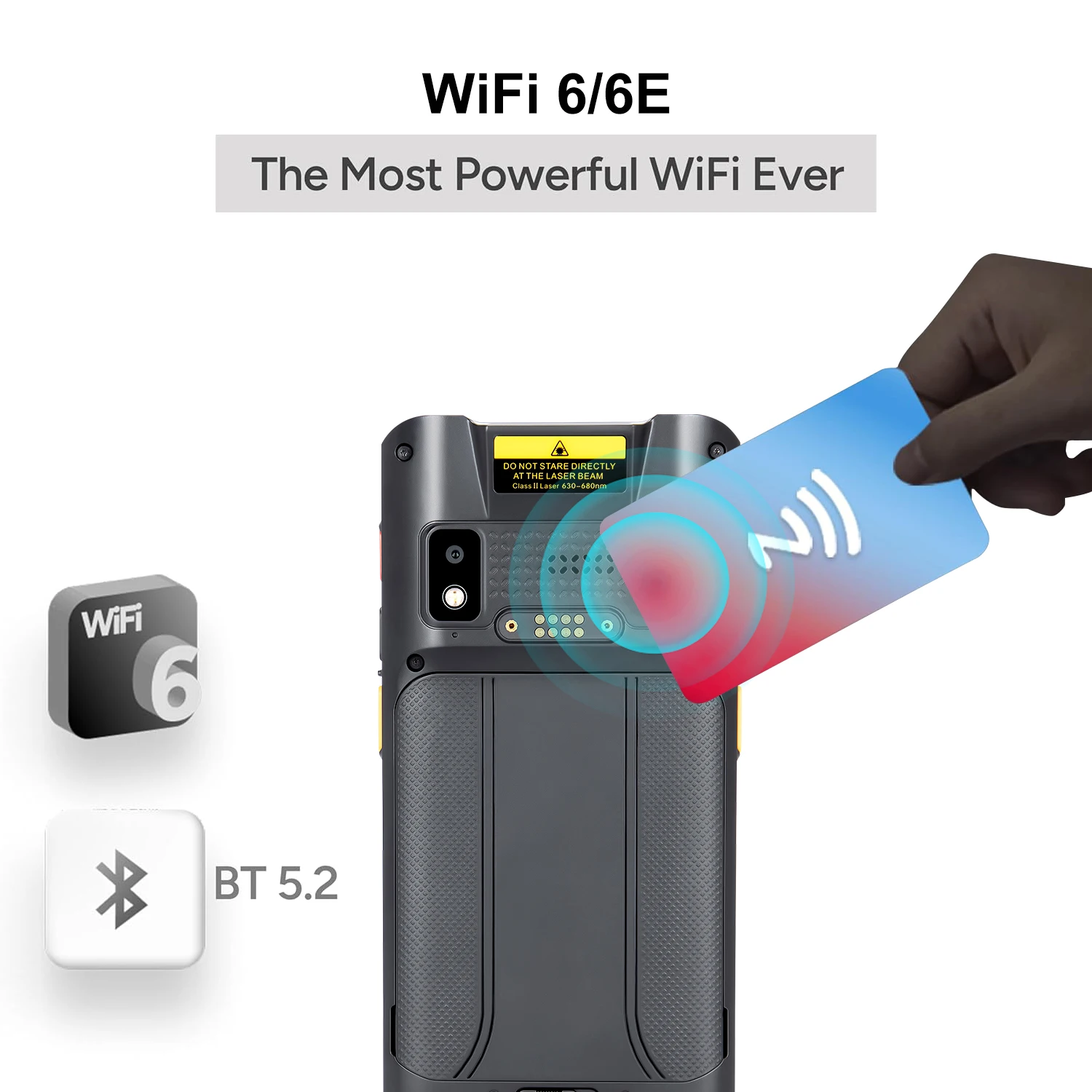 T60 5G WIFI-6 كمبيوتر محمول يعمل بنظام أندرويد 15 محطة بيانات ماسح الباركود المساعد الشخصي الرقمي مع شاشة 6 بوصة نيولاند CM60 4 + 64 جيجابايت IP67