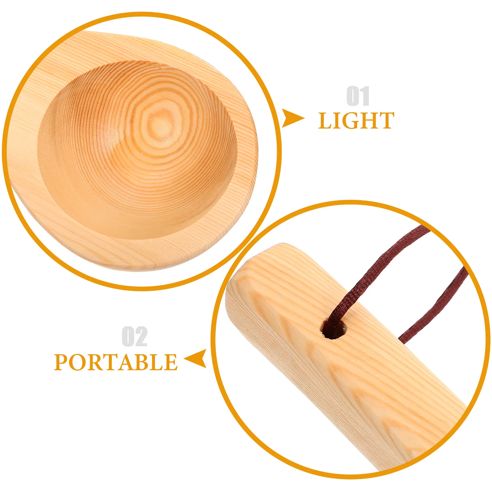 1 قطعة مغرفة خشب التنوب مقبض طويل مغرفة المياه للحمام ساونا غرفة البخار المطبخ حديقة متعددة الوظائف قحافة المياه المنزلية