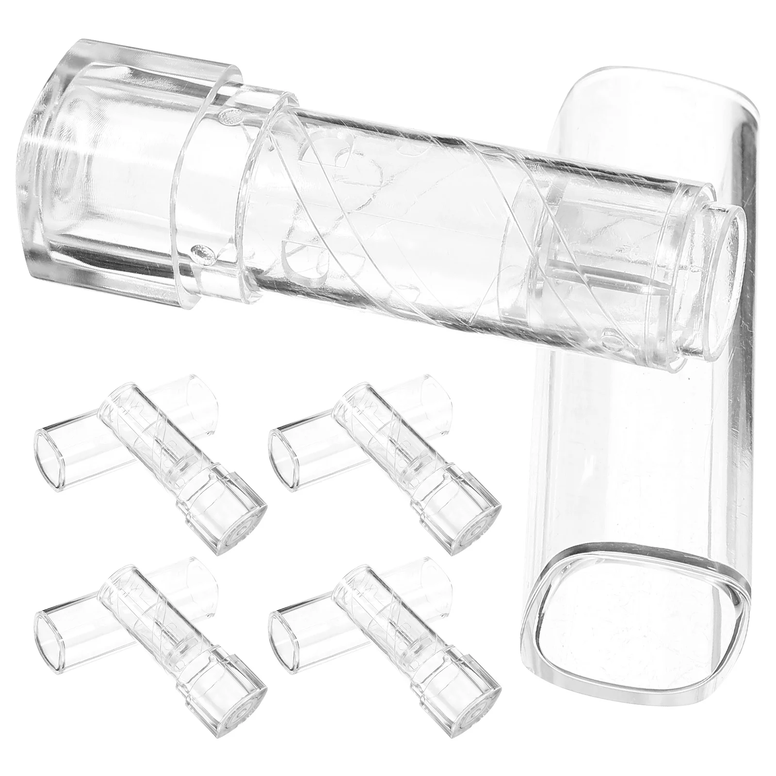 5pcs Empty Lip Balm Tubes Transparent Portable Lipstick Containers Durable Storage For Use Women Gift