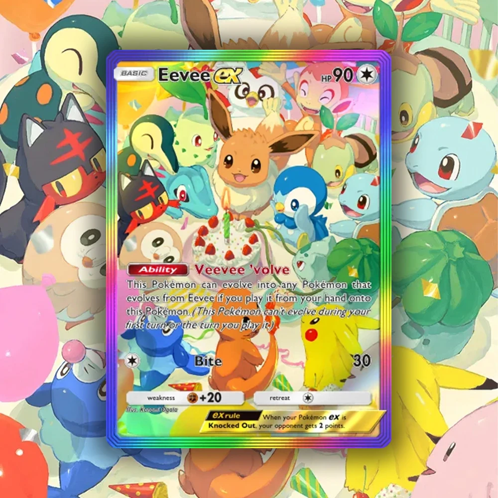 Pocket Cards Pockemontcg Diy Ptcg Hight Quality Monster Singles Anime Peripheral Collectibles Game Collection Anime Card