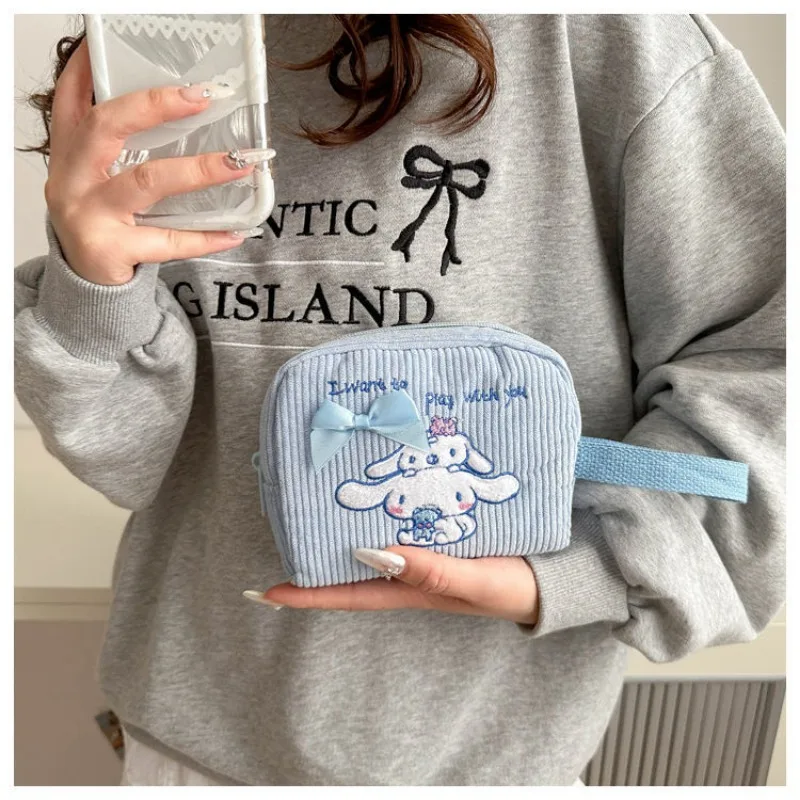 Kuromi My Melody Anime Kawaii MINISO Ins Aufbewahrungstasche Niedliche Pochacco Cartoon Handtasche Geldbörse Große Kapazität Schlüsseltasche Geschenke Spielzeug