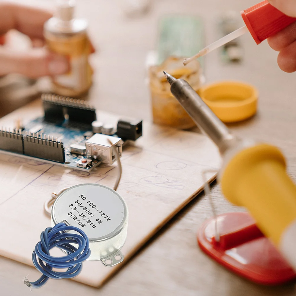 

1 комплект, синхронный двигатель, медленный вращающийся двигатель, высокий крутящий момент, низкий уровень шума для Хэллоуина, реквизит, рождественские украшения, электрический тепловентилятор