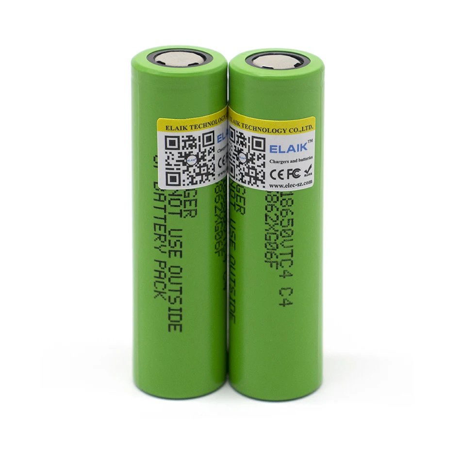 10pcs ELAIK 3.6V 18650 2100mAh Battery energy storage Sphere of application:Model airplane Sweeper Electris tool VTC4