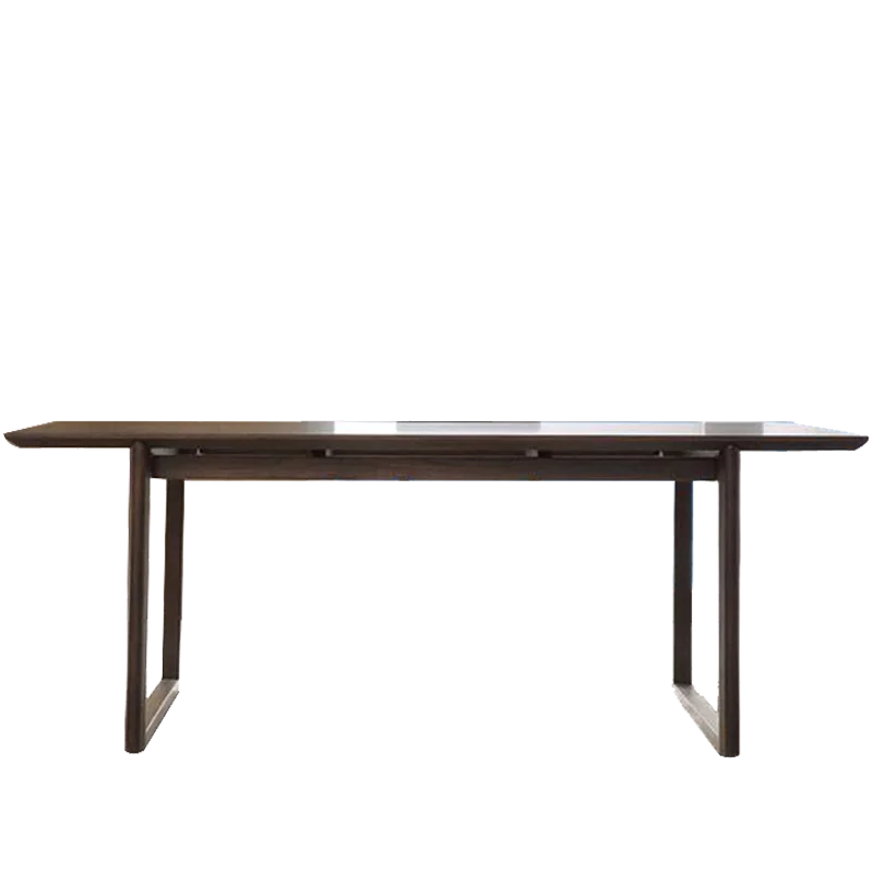 

North American black walnut dining table, Nordic log desk, writing desk, solid wood tea table