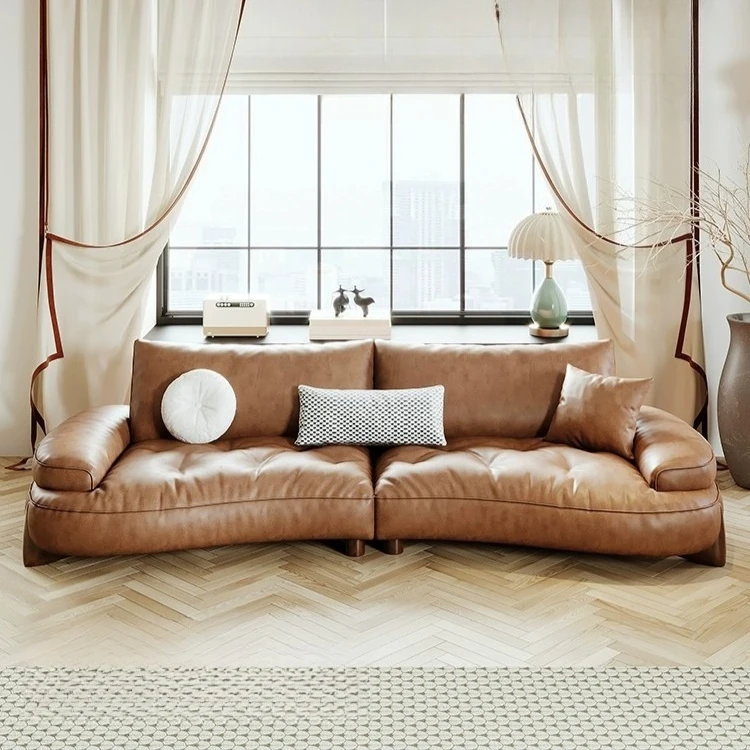 European U Shape Living Room Sofas Glamour Filler L Shape Modern Puffs Sofas Lounge Leather Couch Wohnzimmer Furniture Home