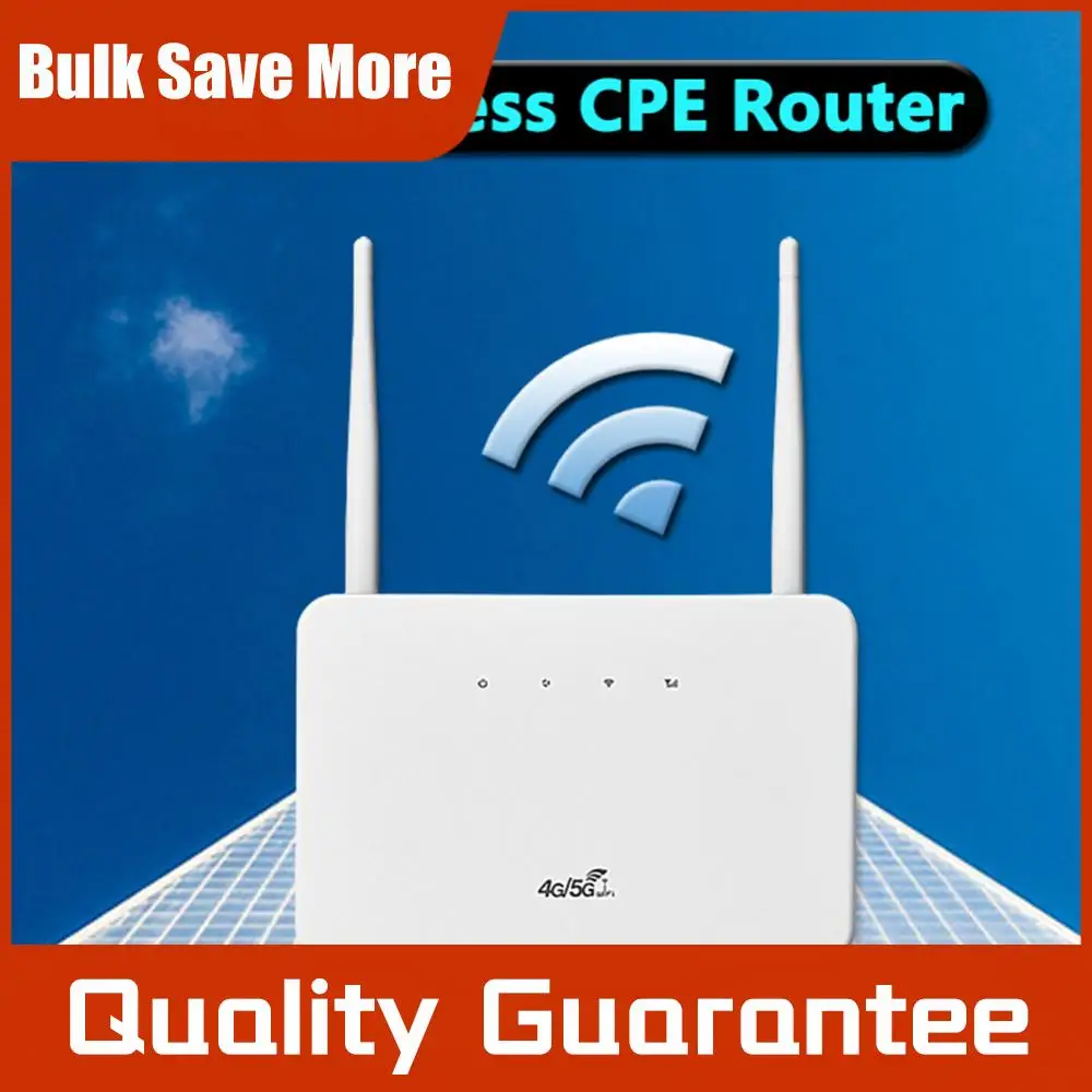 

WiFi Router 300Mbps 4G Router Wireless Modem External Antenna with Sim Card Slot EU Plug Internet Connection