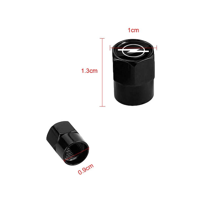 New 4Pcs Car Wheel Tire Valve Caps Air Stem Covers Accessories For Opel Astra j g Insignia Corsa d Vectra cZafira a Auto Gadgets