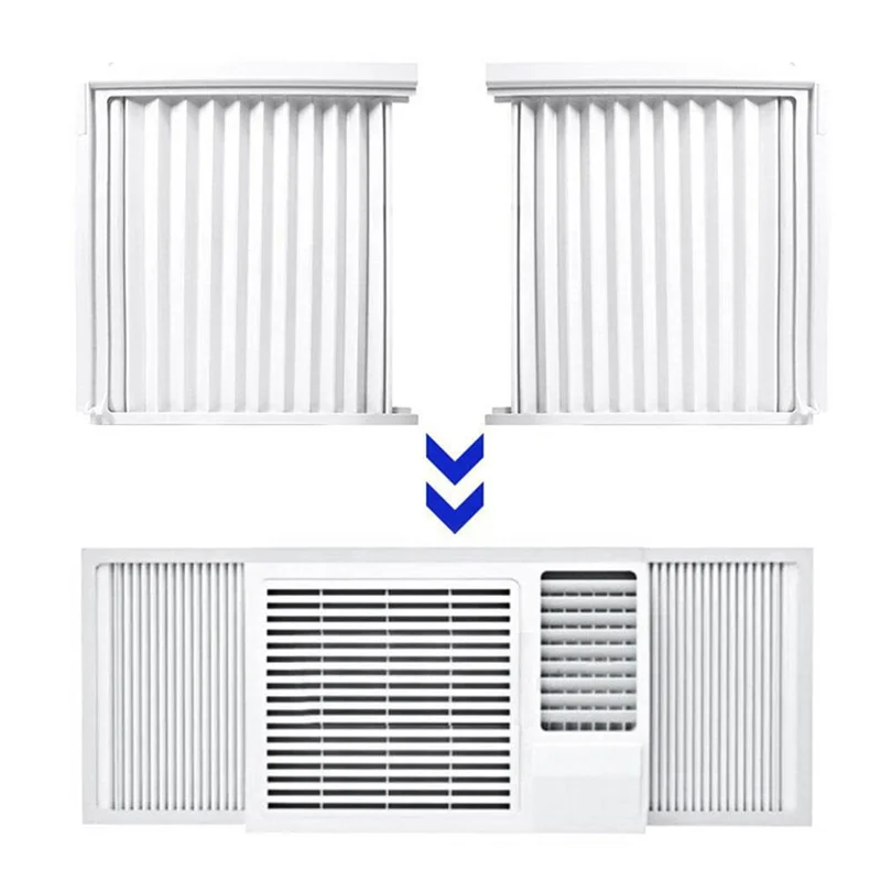 BMBY-3X Window Air Conditioner Side Panels With Frame, Adjustable Insulation AC Side Panel Frame Included