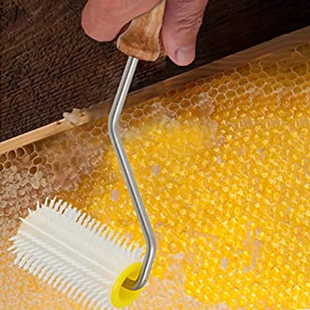 Stainless Steel Roller Propolis Collector For Commercial Apiary White Bee Honey Extraction Wear Resistant Plastic