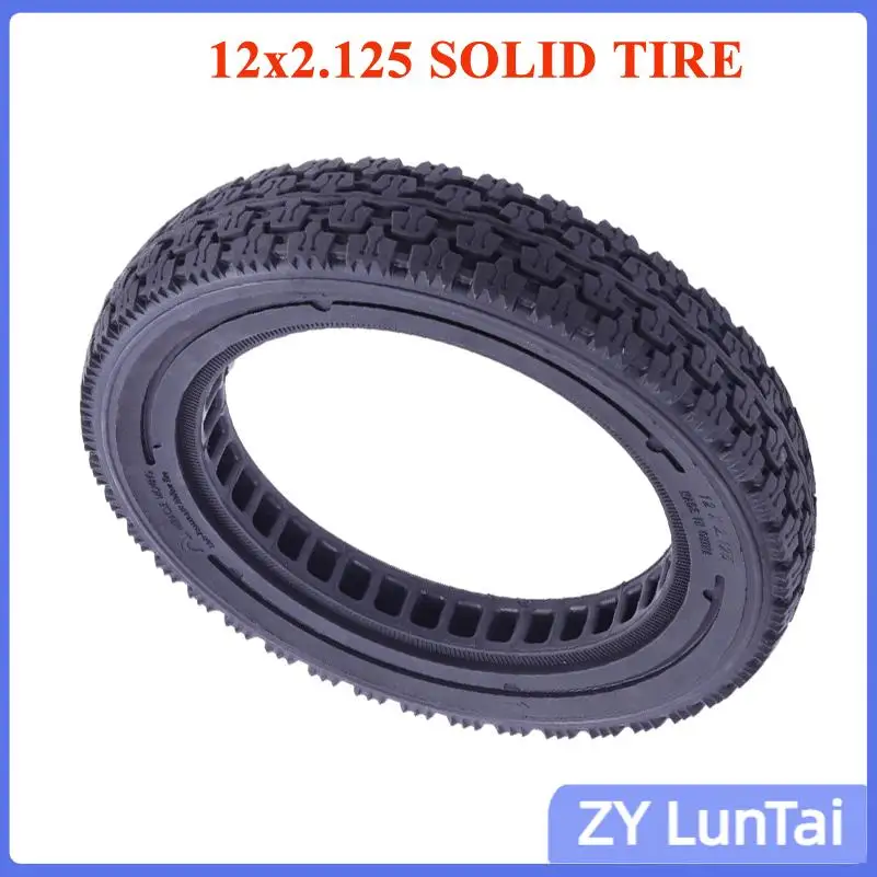 

12 1/2x2 1/4 generation explosion-proof driving tires, 12x2.125 off-road hollow solid tires