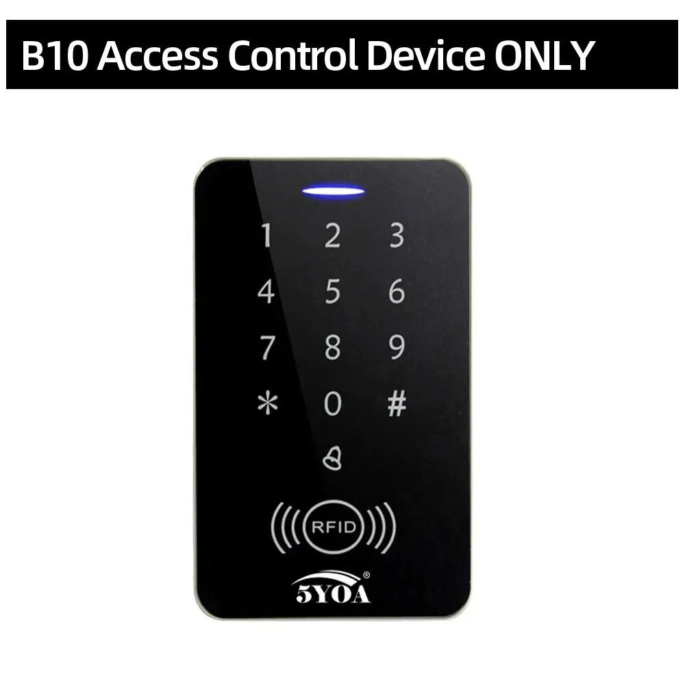 5YOA B10 RFID Toegangscontrole Toetsenbord Kaartlezer Waterdichte Hoes 125 KHz voor Toegangscontrole Systeem Intercom Deurslot opener
