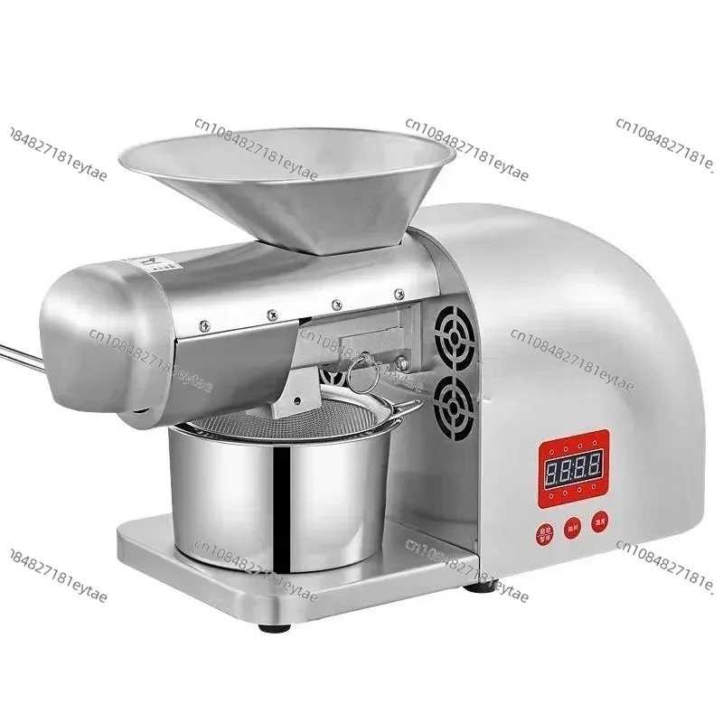 New Stainless Steel Oil Press Olives Press Machine Commercial Home Oil Making Machine Presser 110V220V Available Oil Press Cold