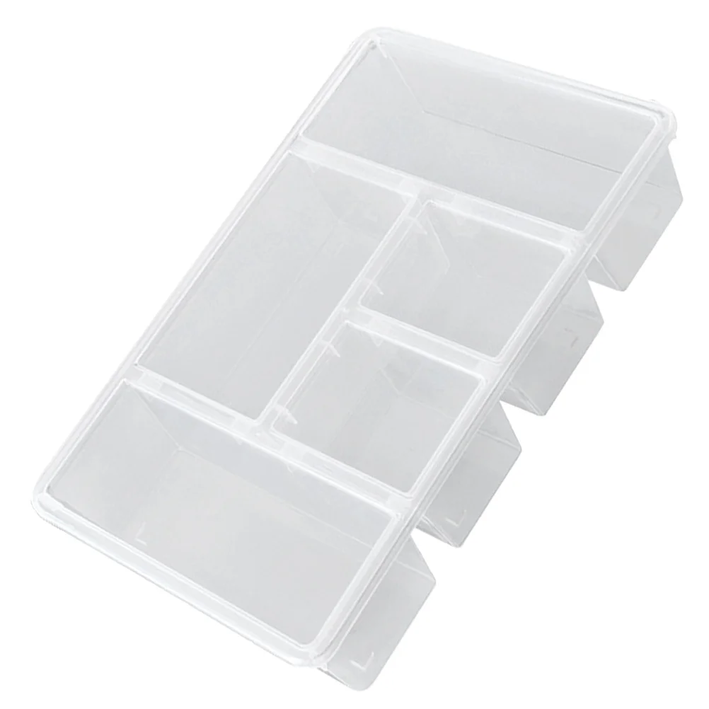 

Fridge Food Preservation Storage Box Clear Multi-Compartment PP Refrigerator Organizer Bin Food Holder Storage Container