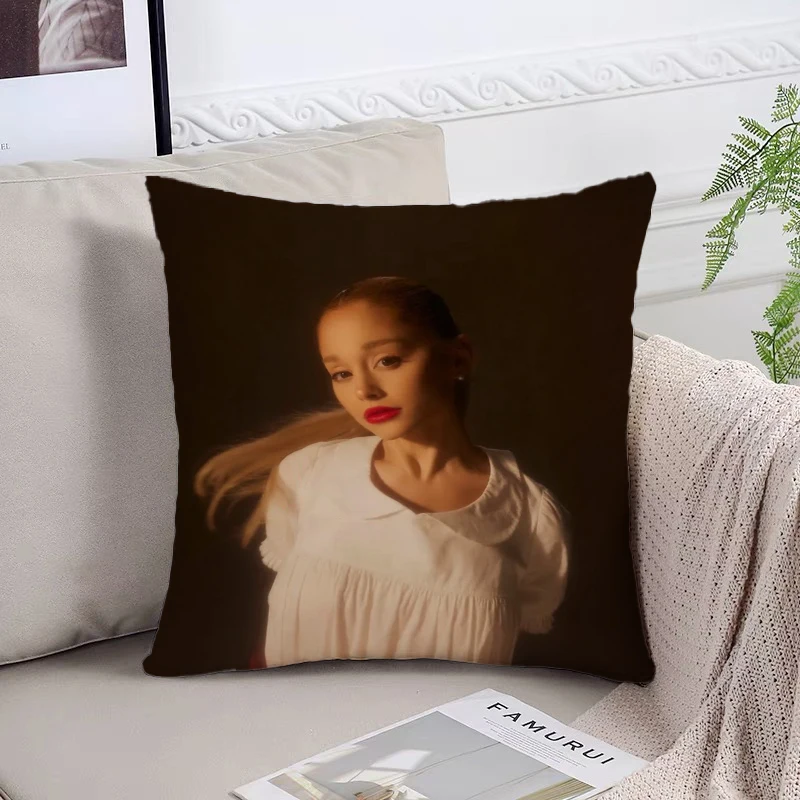 Cushion Cover 45x45 Cushions Covers A-Ariana Grande Fan Gifts Home Decor Decorative Pillowcase 40x40 Aesthetic Room Decoration