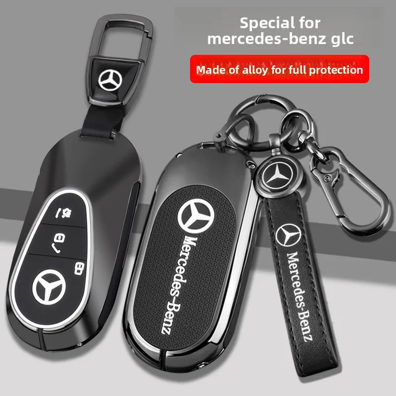 

Car Key Case Cover For Mercedes Benz A C E S G Class GLC CLE CLA GLB GLS W177 W205 W213 W222 AMG W206 W223 S350 C260 C300 S400