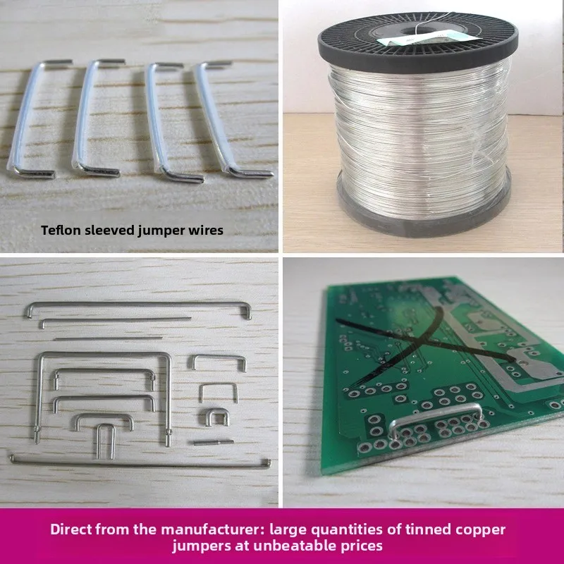 1PCS 0.5-1.2mm Tin Plated Copper Wire, Eco Friendly Solderable Jumper Wire for PCB Electronic Circuit Board