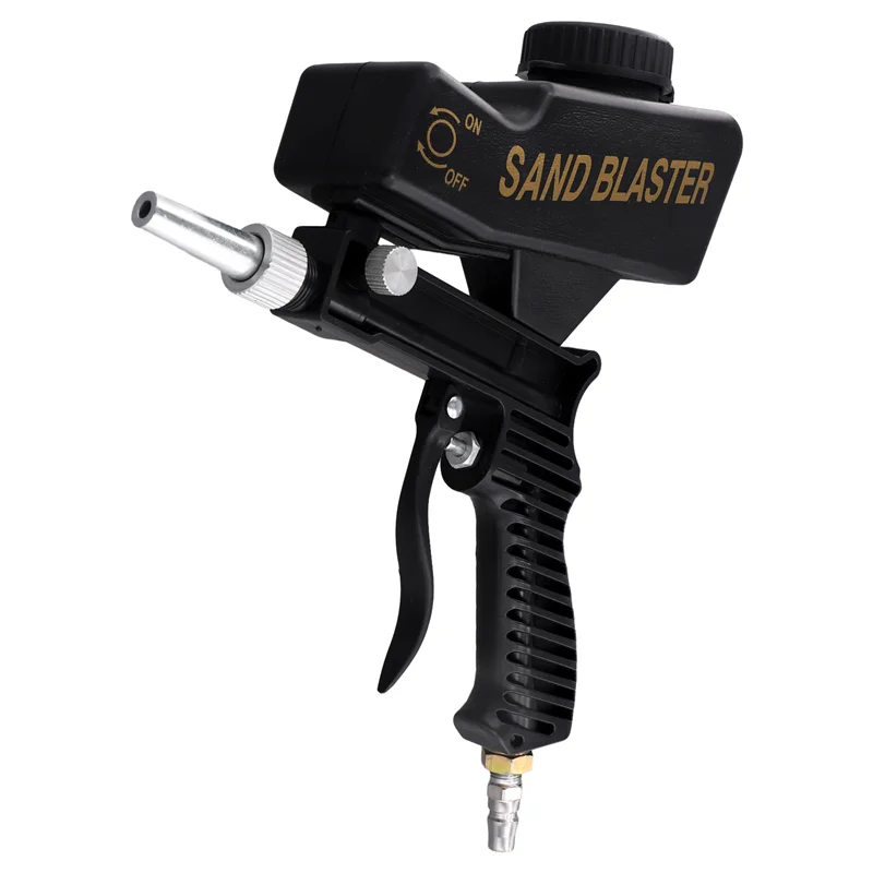 

Y17A Sandblasting Tool Portable Adjustable 90Psi Handheld Pneumatic Blasting Tool Set Small Sand Blasting Machine