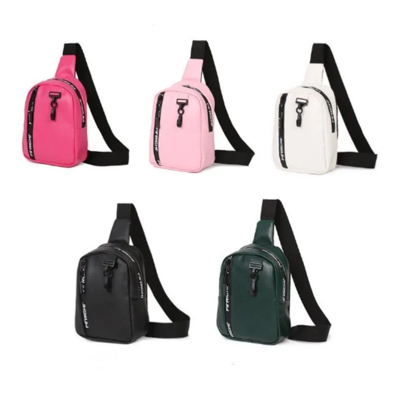 New 2024 Korean Style Fashion Crossbody Bag Girls Sports Style Chest Bag Women\'s Street Simple Versatile Chest Bag