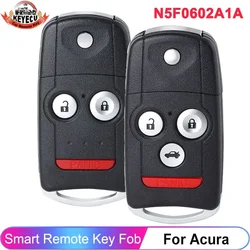 KEYECU N5F0602A1A dla Acura MDX RDX 2007 2008 2009 2010 2011 2012 2013 313.8MHz ID46 Chip zdalnie sterowany klucz brelok