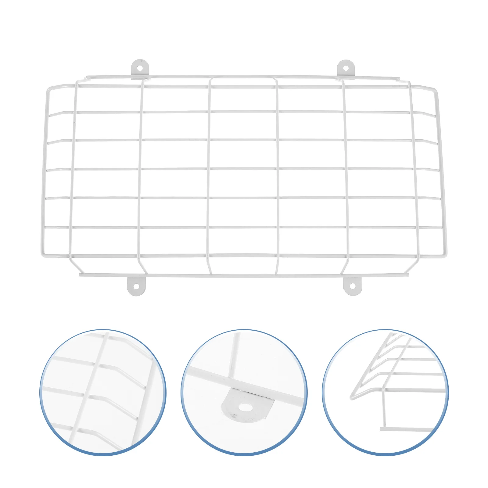 Emergency Exit Light Protection Cover Metal Wired Guard Durable Impact Resistant for Schools Dormitories Workshops Fire