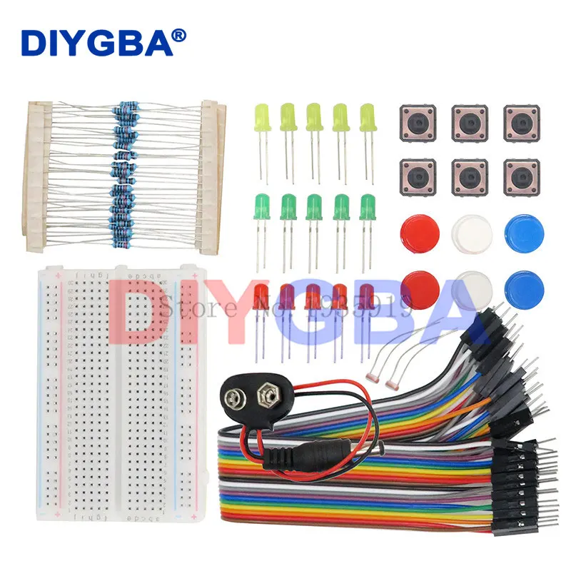 Starter Kit For UNO R3 Mini Breadboard LED Jumper Wire Button for arduino Diy Kit school education lab