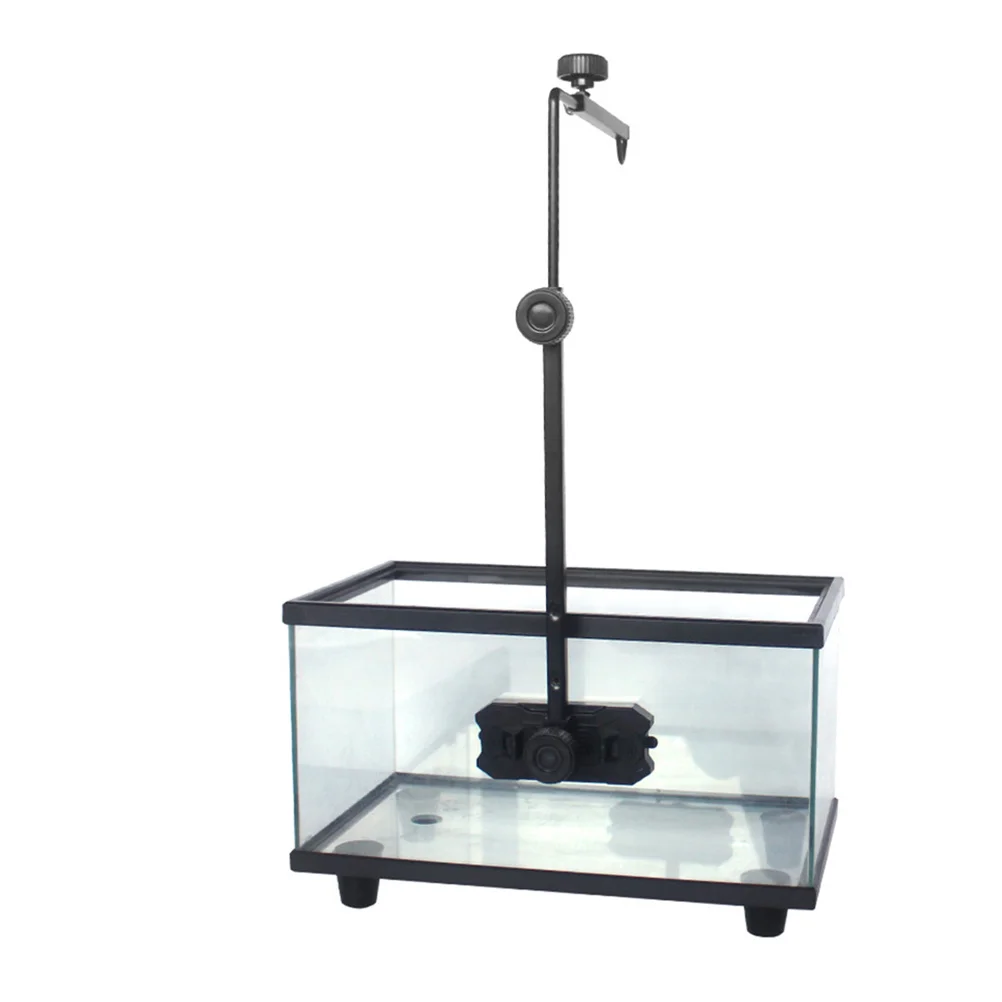 

Turtle Tank Light Brackets Reptile Heat Lamp Fixture Adjustable Aquarium Light Stand Durable Iron Bracket Multifunctional