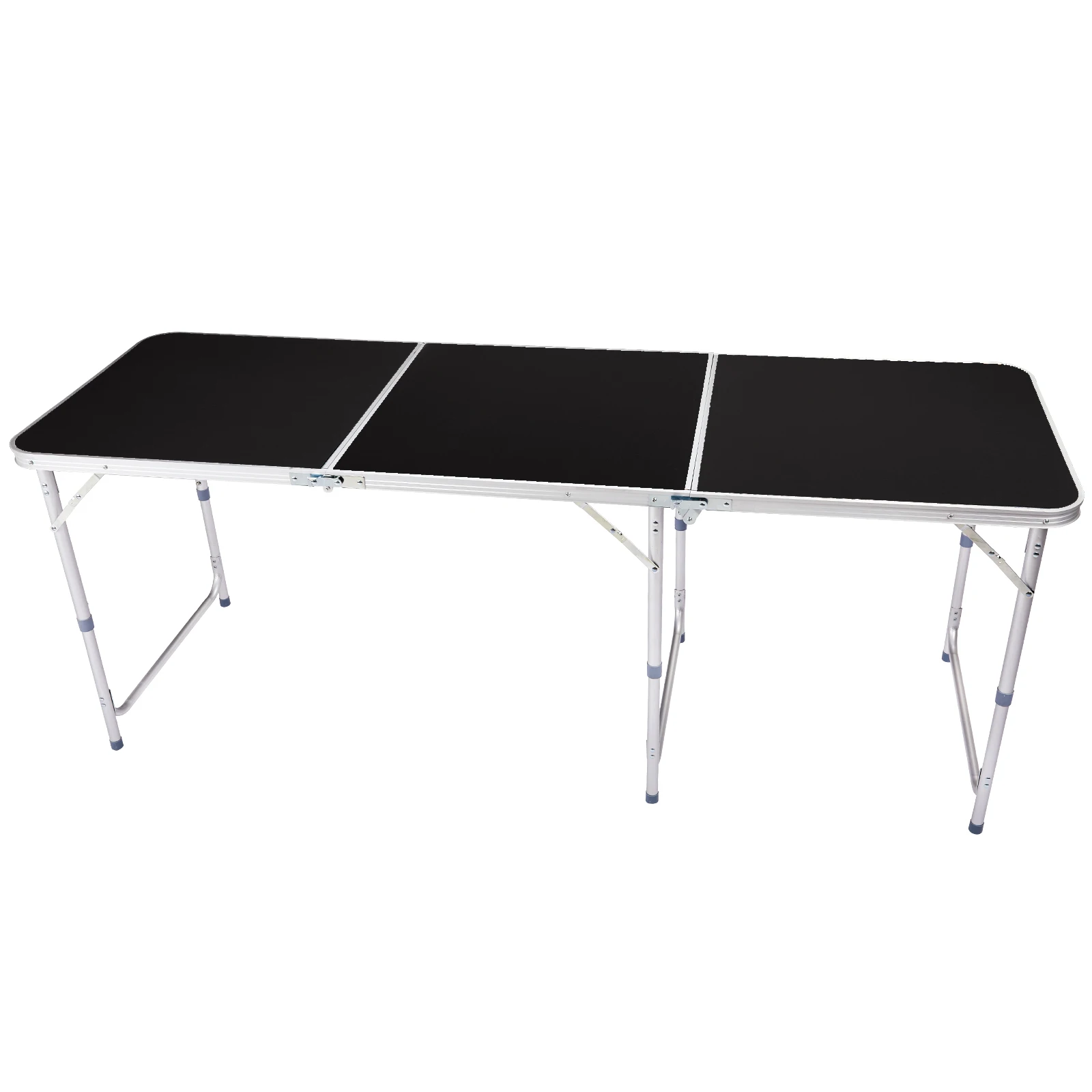 

6ft Aluminum Alloy Folding Table black