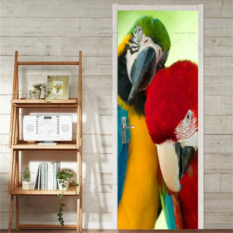 All Animal Door Stickers Can Be Customized with Patterns and Sizes. Vinyl PVC Waterproof