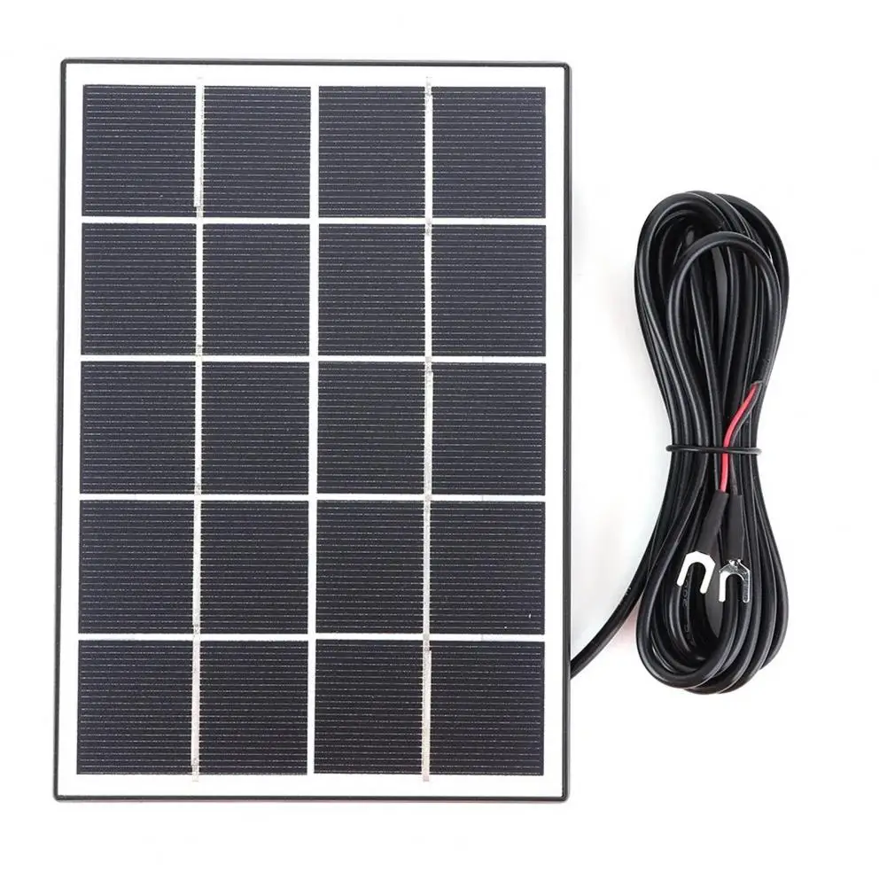 U-shaped Interface Solar Charger 3.3w Ultra-thin Solar Panel Waterproof Emergency Charger High/low Temperature for Ring