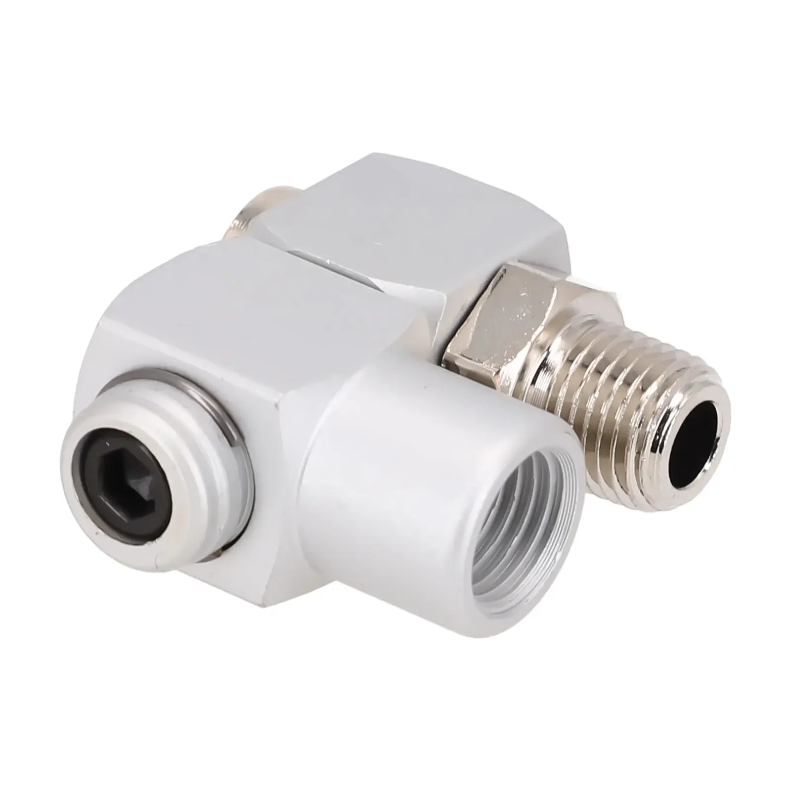 Pneumatic Tool Swivel Connector 12 5mm Adapter with For 360 Degree Rotation for Improved Hose Connection Flexibility