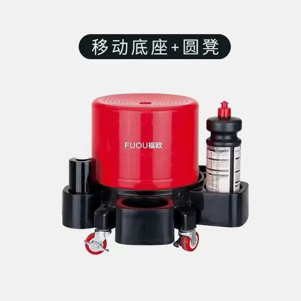 Multifunktionales Riemenscheibenwerk mit Autowascheimer und Basis