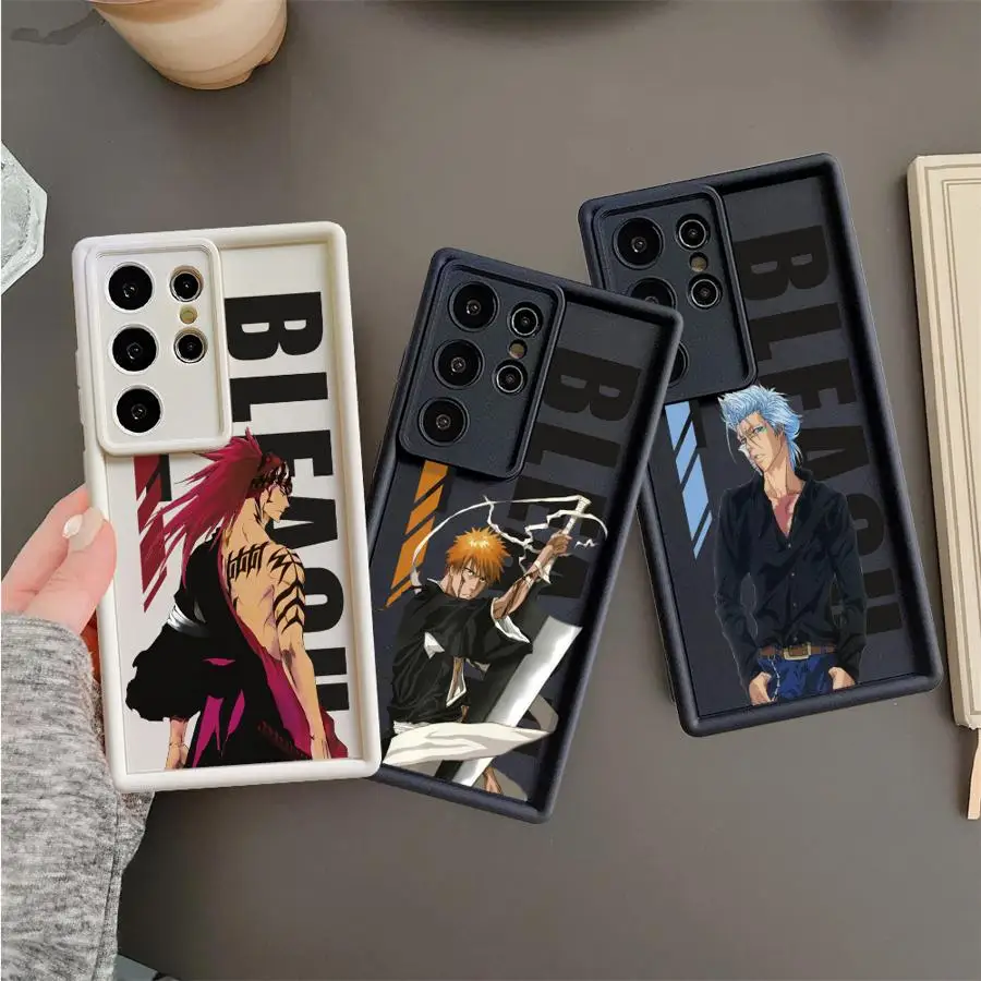 Anime Bleach Kisuke Urahara Phone Case for Samsung Galaxy A73 A72 A71 A54 A53 A52s A52 5G A51 A55 A35 A25 A15 4G Soft Cases