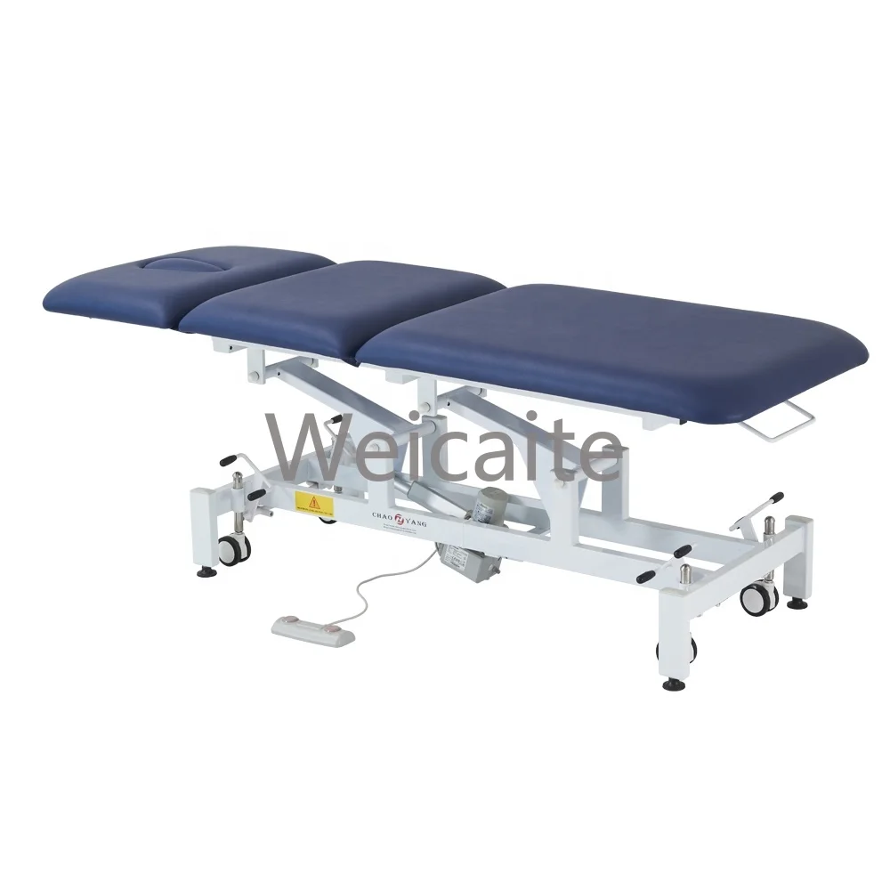 Mobile Examination Massage Equipment Clinic Electric Bed Cushion Motor Physical Therapy Table Osteopathic Treatment Table