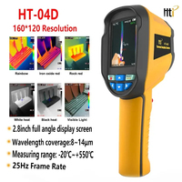 HT-04D Handheld Industrial Thermal Imager 19200 Pixels 160*120 Resolution -20°C~450°C Temperature Detect Floor Heating Repair