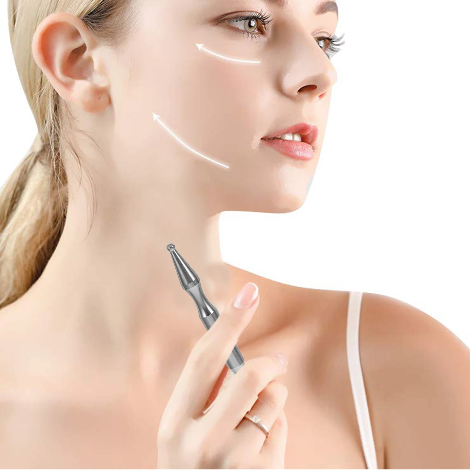 

Stainless Steel Massage Rod Deep Tissue Tool Sole of Foot Adjustable Acupressure