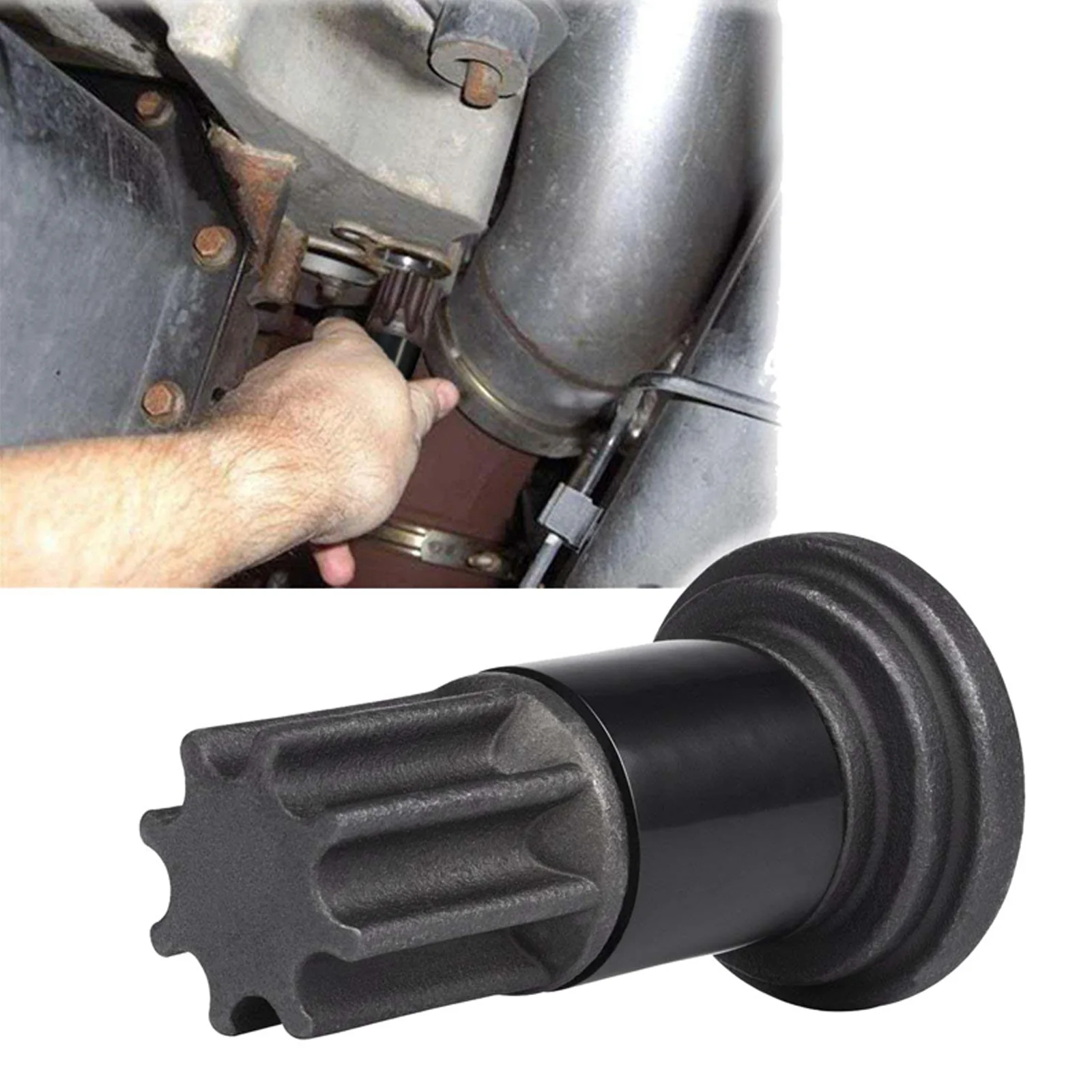 Cummins 5.9L 6.7L B/C Dodge Pickup Engine Rotating Tool Socket Wrench Hand for Diesel Car Disassembly 5.9 Liter