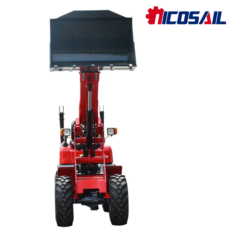 

Free delivery of CE EPA engine skid steer loader, garden farm small skid steer diesel loader, telescopic arm wheel loader with a