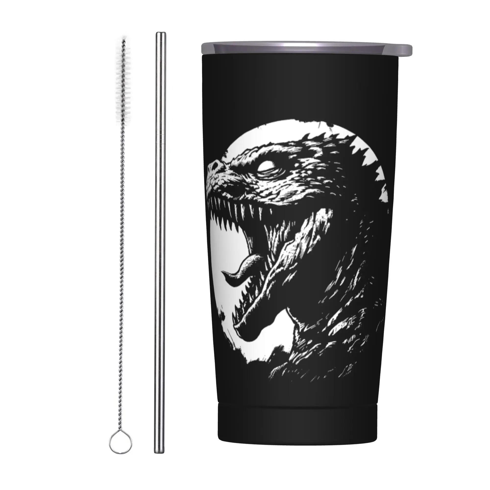 Monster G-Godzillas Tumbler Vacuum Insulated  Coffee Cups Vacuum Flask Office Home Mugs Water Bottle
