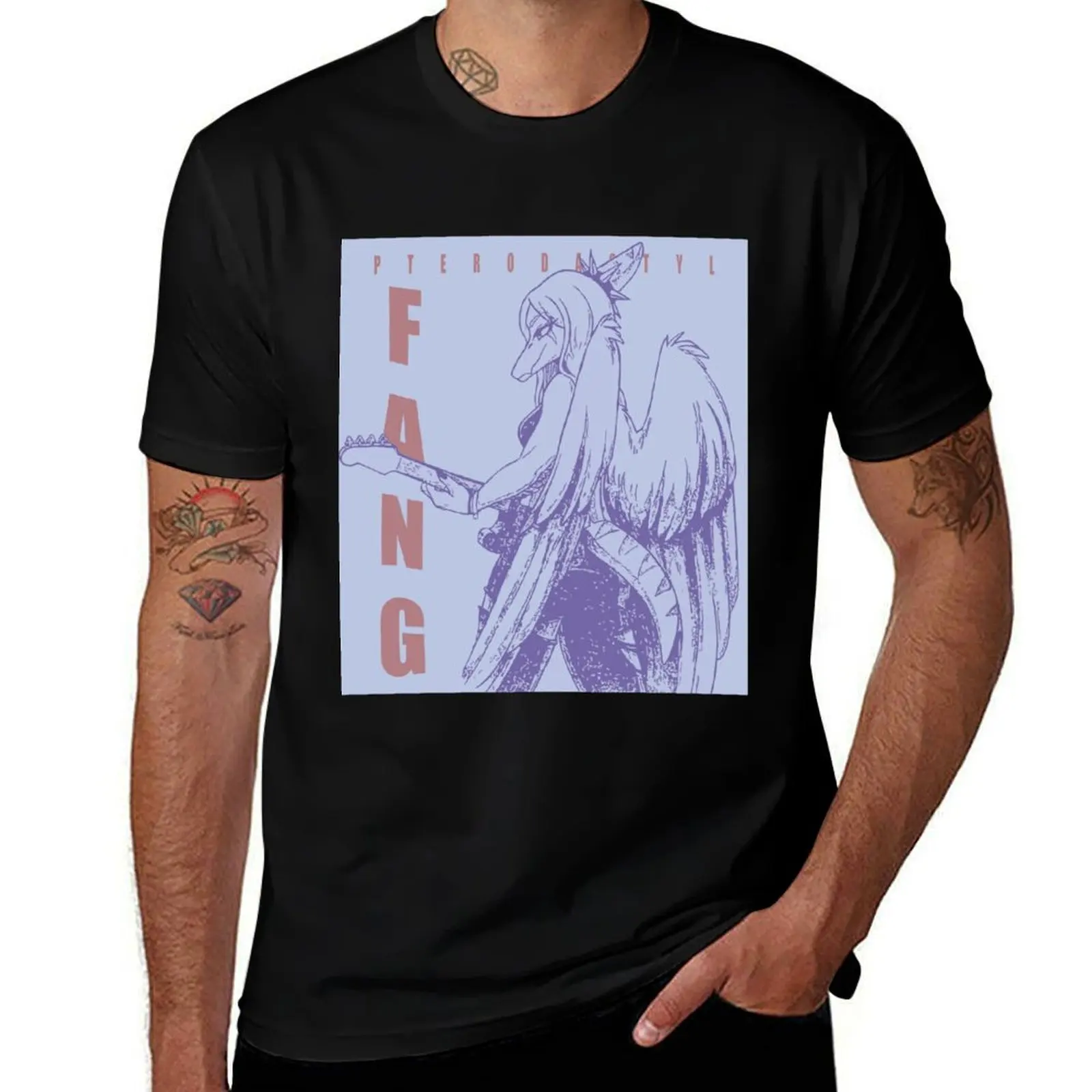 Fang Pterodactyl variant 5 T-Shirt t shirt man luxury T-Shirt