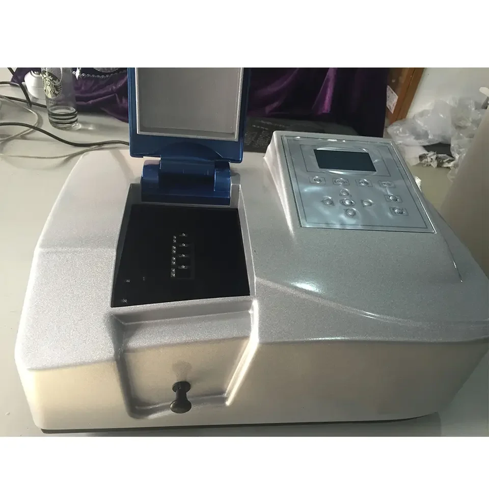 Price Microcomputer Portable Uv Vis Spectrometer Photometer Uv Visible 320-1100nm Manual Spectrophotometer for sale