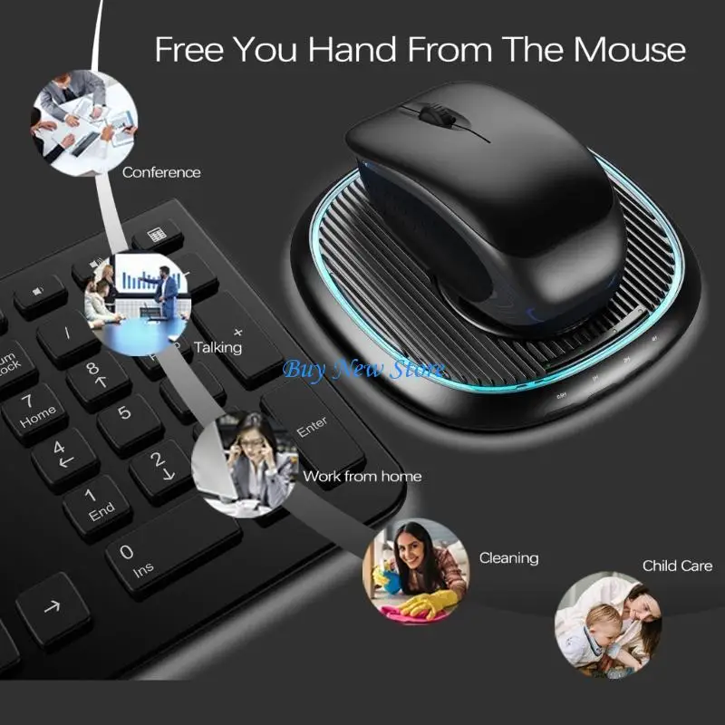 

20CE Mouse Jigglers Quiet Noiseless Undetectable Mouse Movers Simulates Realistic Movement, DriverFree Shakers for PC