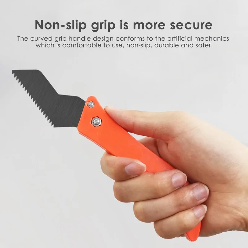 Grout Knife Remover Tool Serrated Seam Cleaner Scraper Sealant Smooth Remover Tool For Floor Wall Seam Cement Cleaning Tool