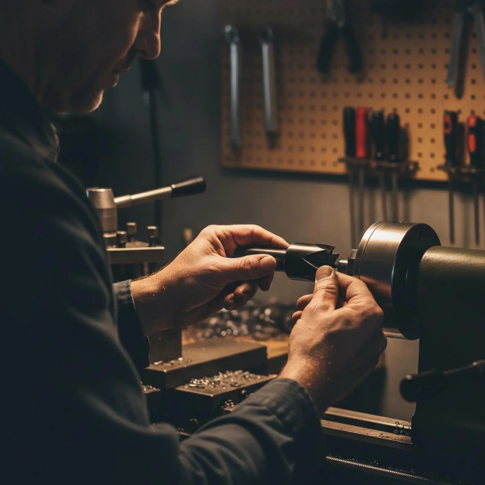 Professional Lathe Tailstock Center for Bead Making Olive Core Turning with Sturdy Cylindrical Shank and Hardened Steel Point