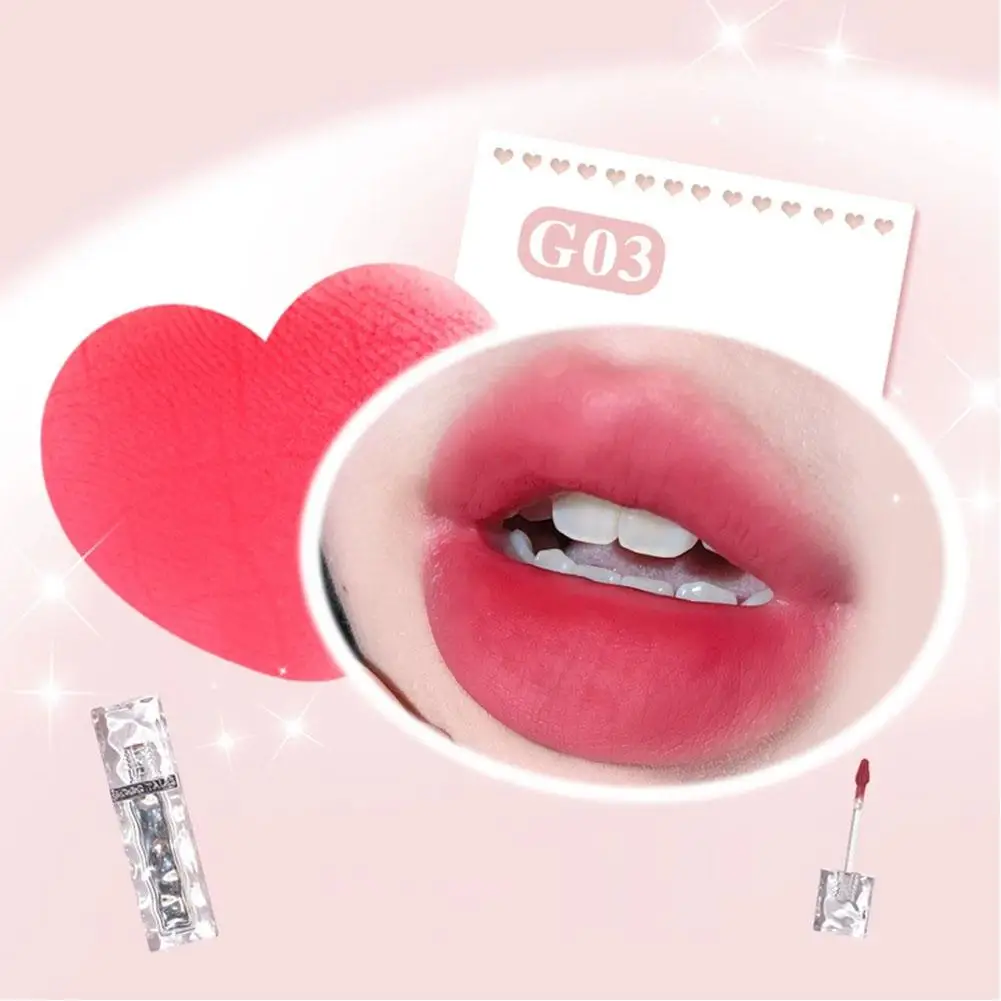 for Gogotales Soft Mist Ice Block Lip Glaze Lip Red Makeup Honey Natural Student Lipstick Mud Cube Cosmetics Ice Color L7O4