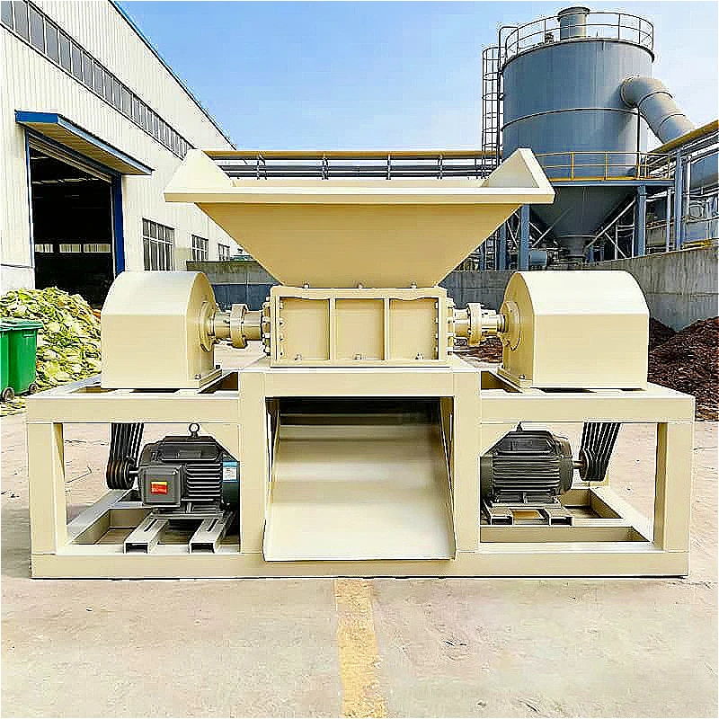 Aluminum Shredder Industrial Shredder Double-Shaft Non Ferrous Metal Processor Cans Aluminum Profiles Engine Blocks Scrap Custom
